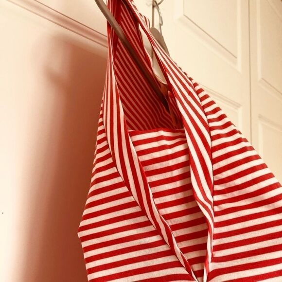 ‎NWT: Michael Kors Red & White Stripe Top - Picture 5 of 9